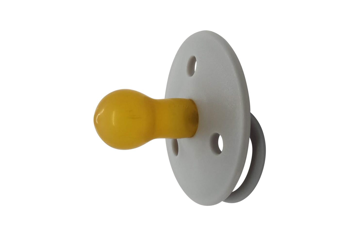Mininor Round  Latex Soother | 0m+ | Grey