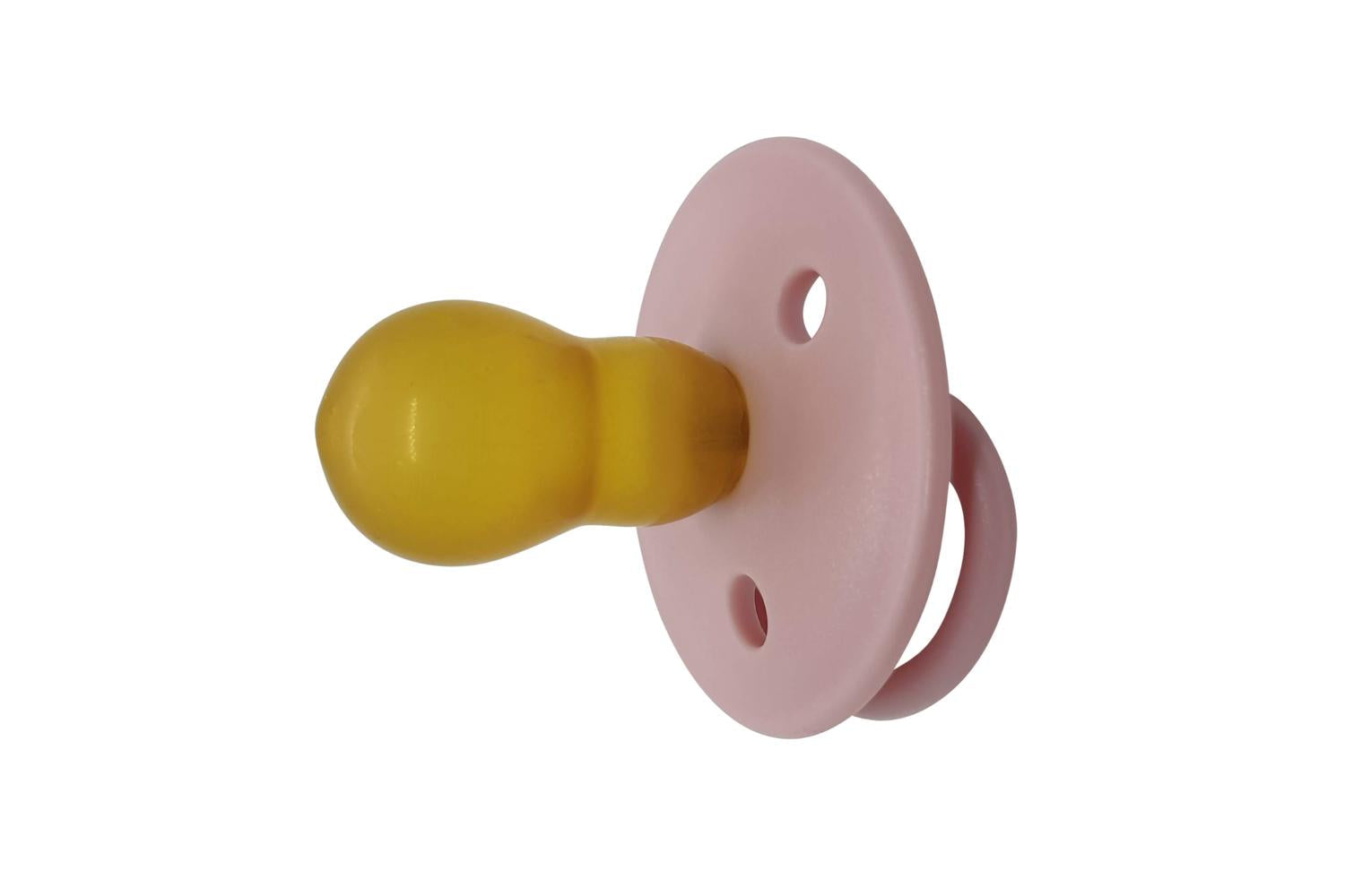 Mininor Round  Latex Soother | 6m | Red