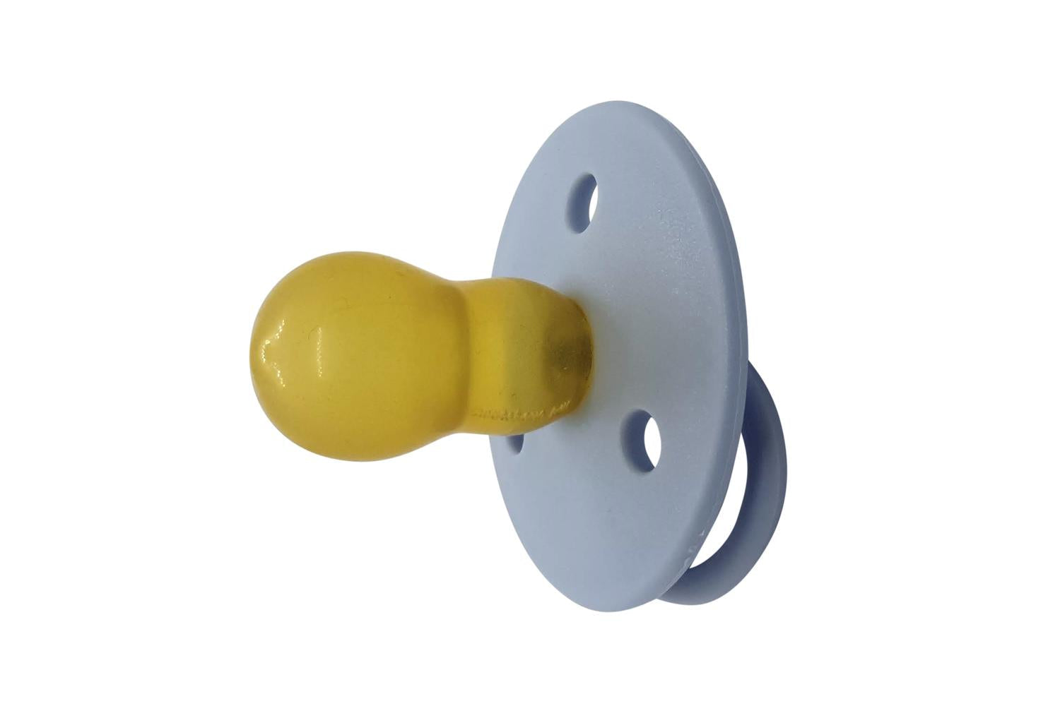 Mininor  Round  Latex Soother | 6m | Blue