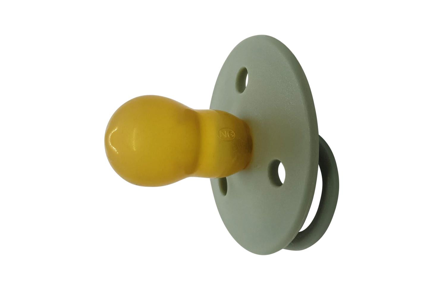 Mininor Round  Latex Soother | 6m | Green