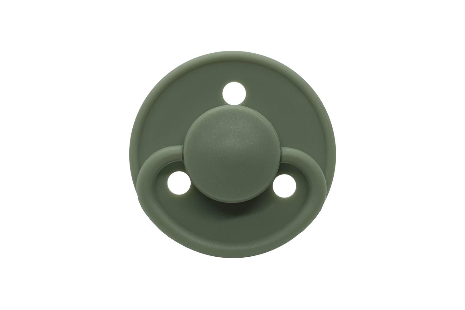 Mininor Round  Latex Soother | 6m | Green-2