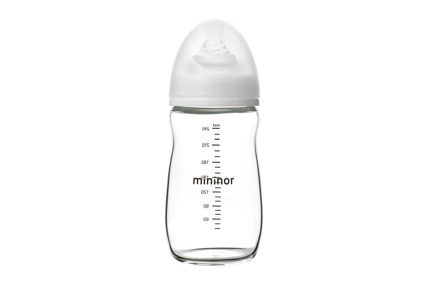 Mininor Glass Feeding Bottle | 240ml