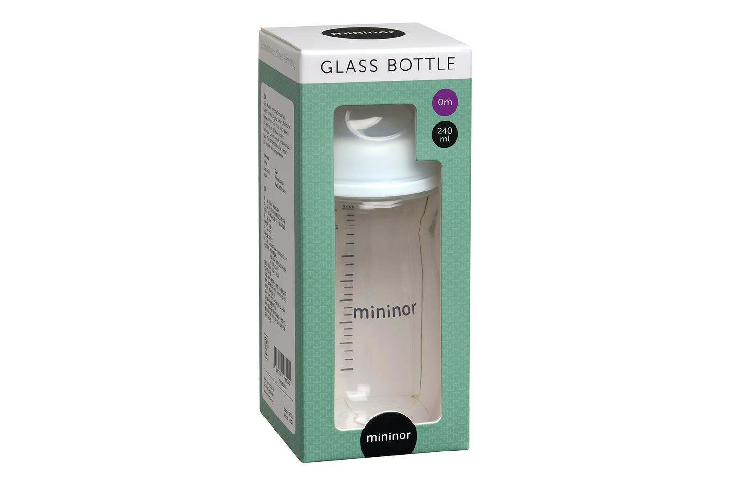 Mininor Glass Feeding Bottle | 240ml-2