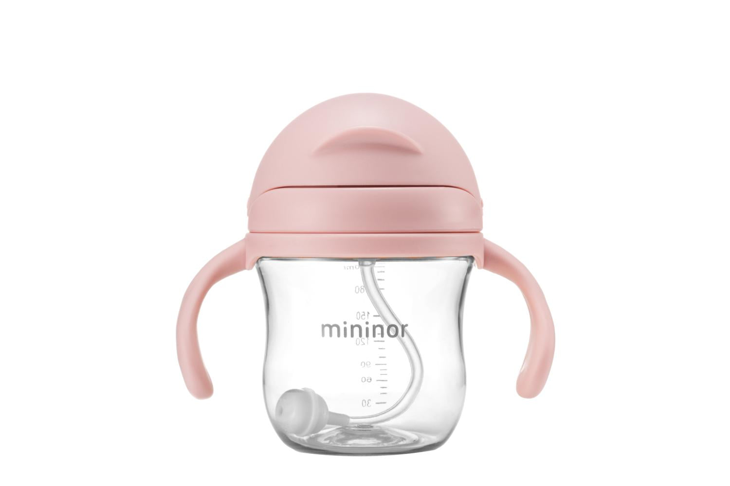 Mininor Straw Bottle | 220ml | Pink