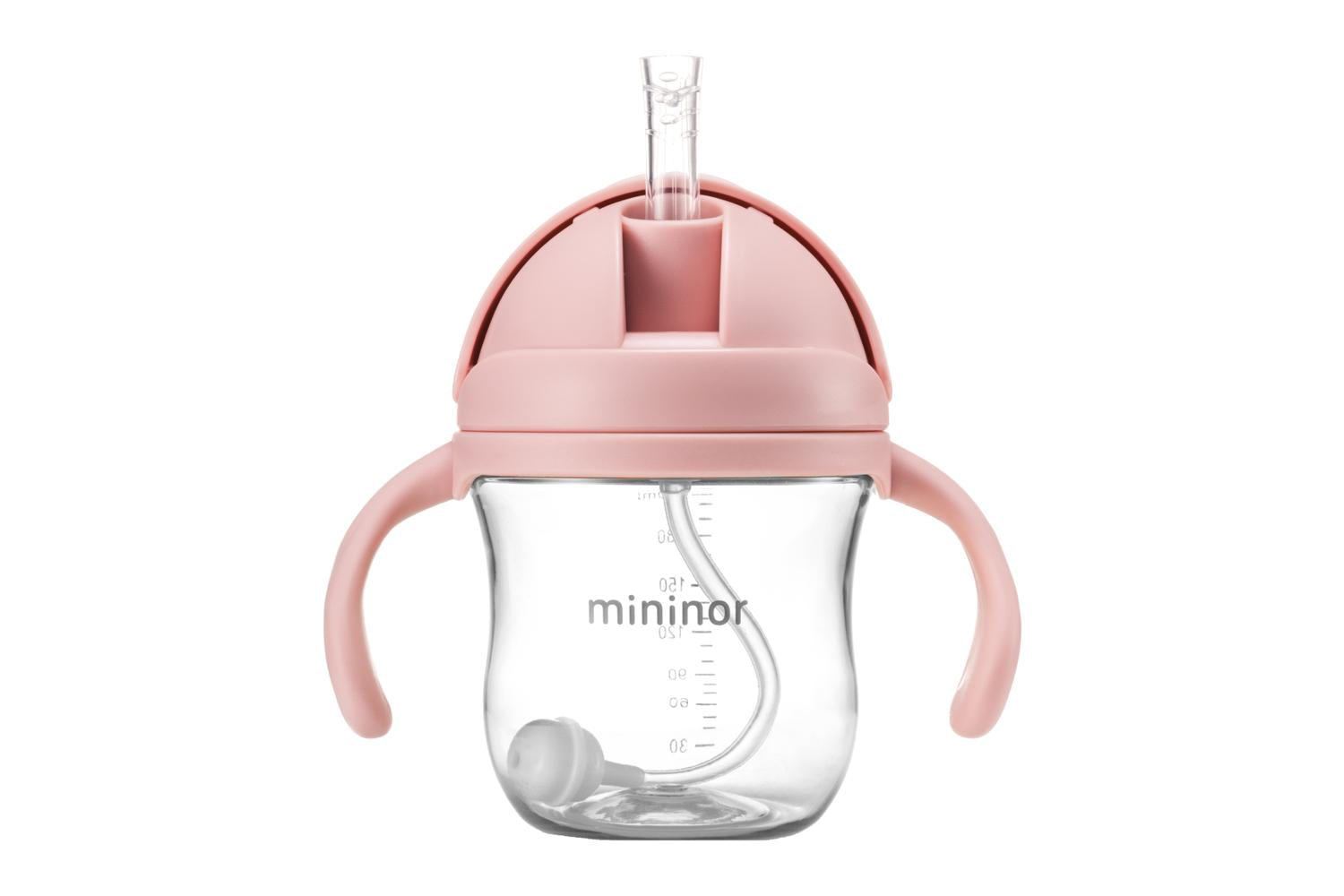 Mininor Straw Bottle | 220ml | Pink-2