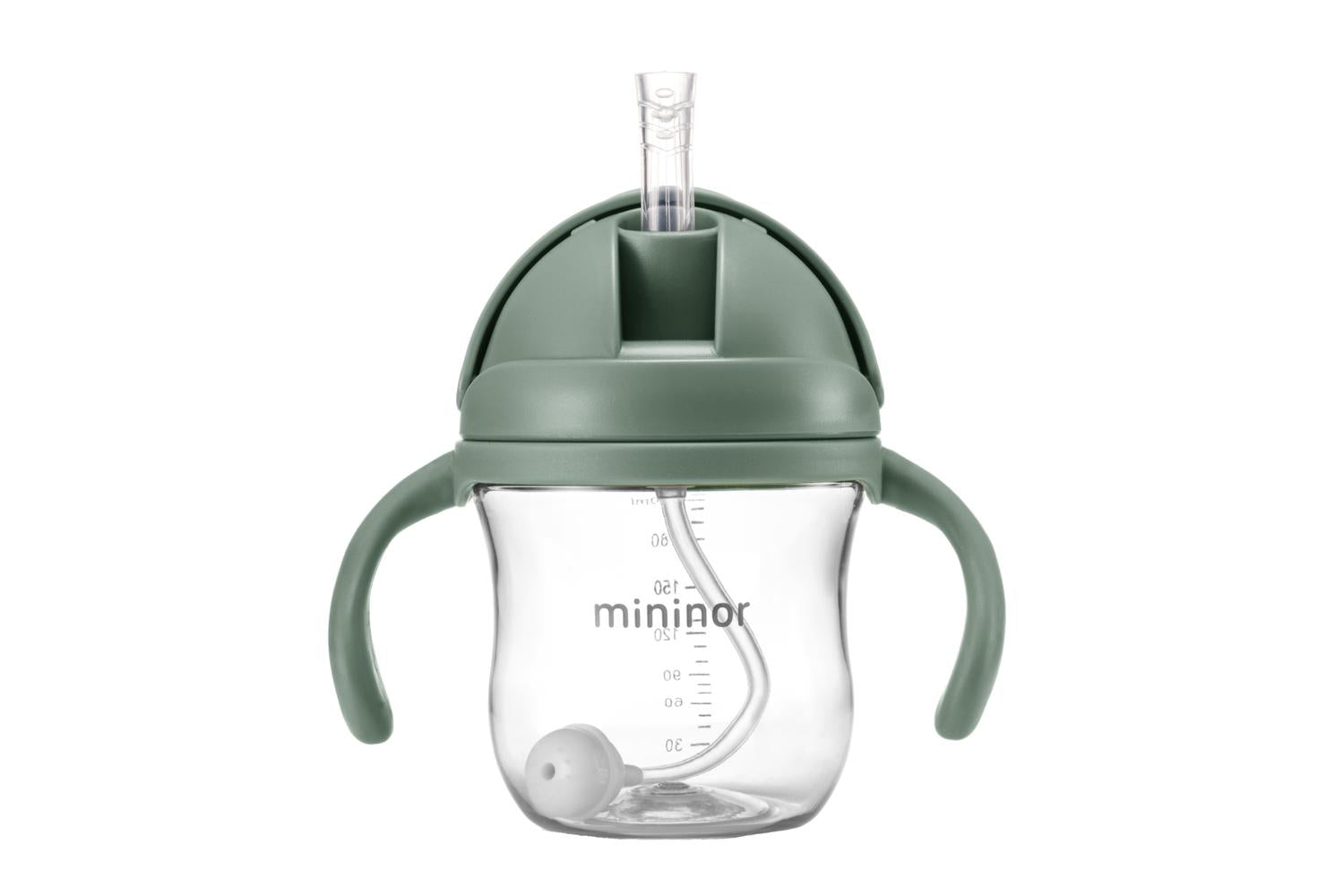 Mininor Straw Bottle | 220ml | Green
