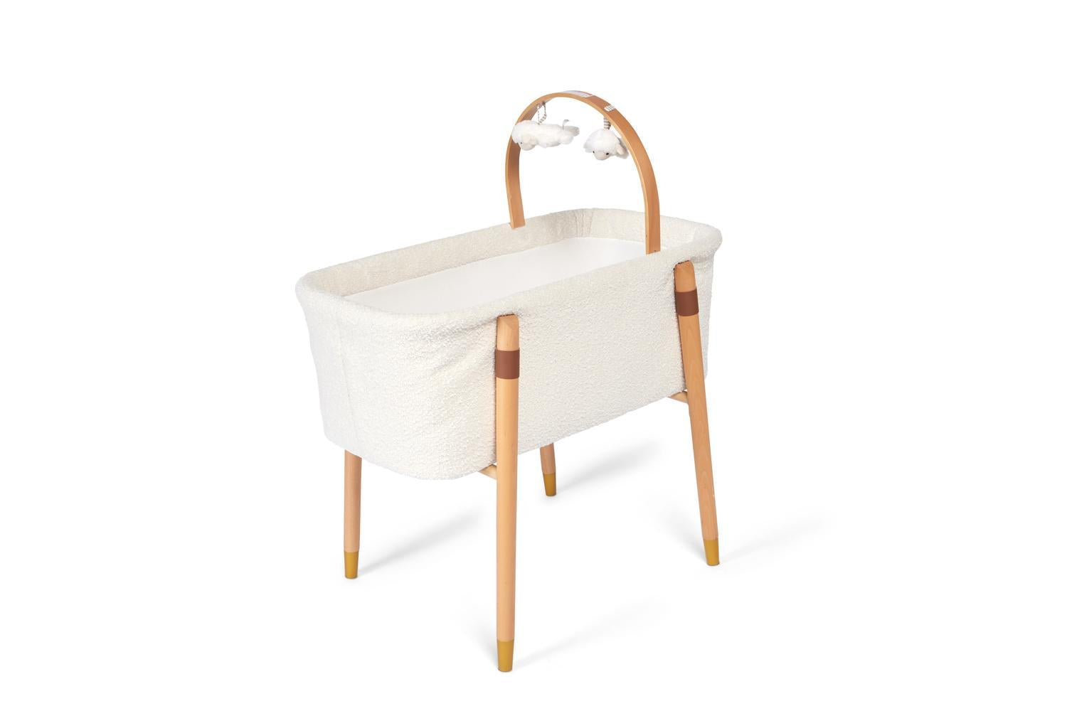 Baby Elegance Vola Crib | Baby Cot Bed | Boucle | White-4