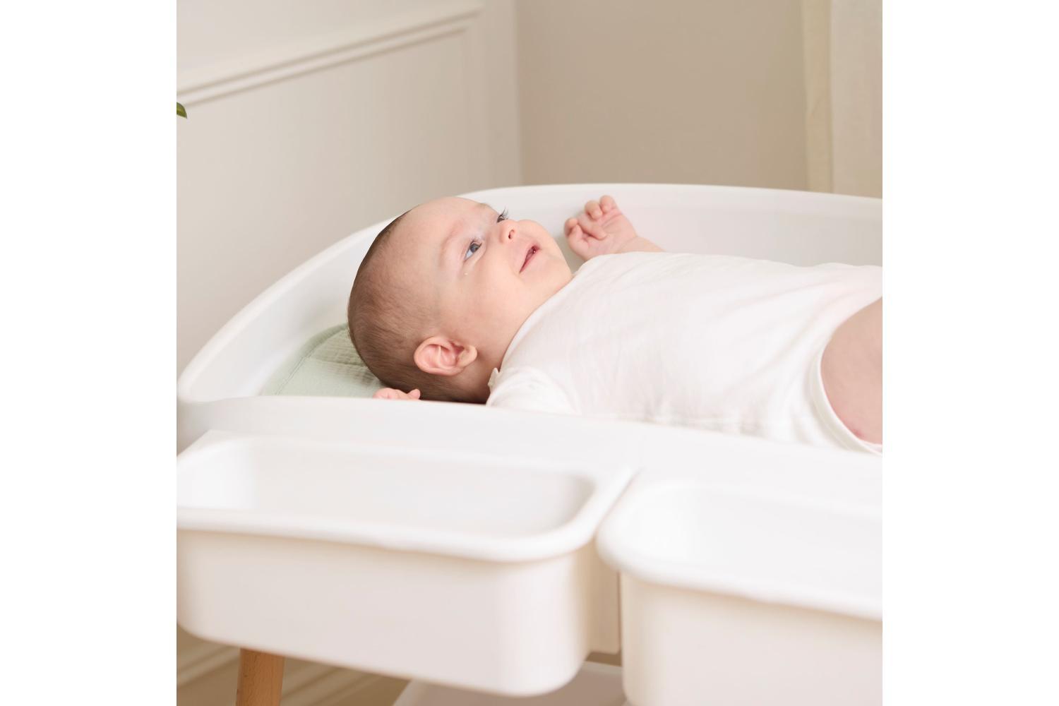 Baby Elegance Vola Changing Unit | Baby Change Table | Beech Wood | White-3
