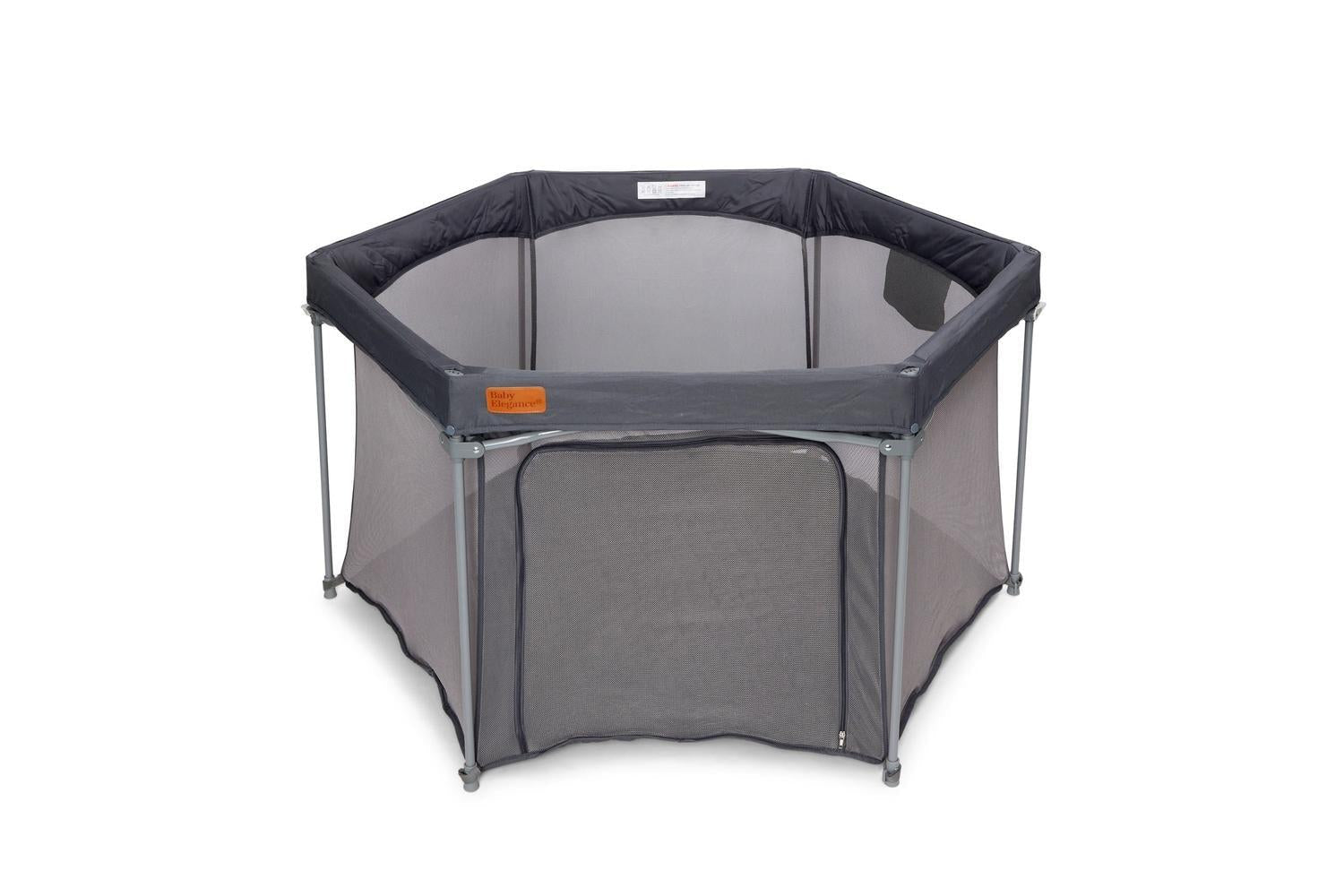 Baby Elegance Foldable Play Pen Grey | Play Pen | Fabric-5