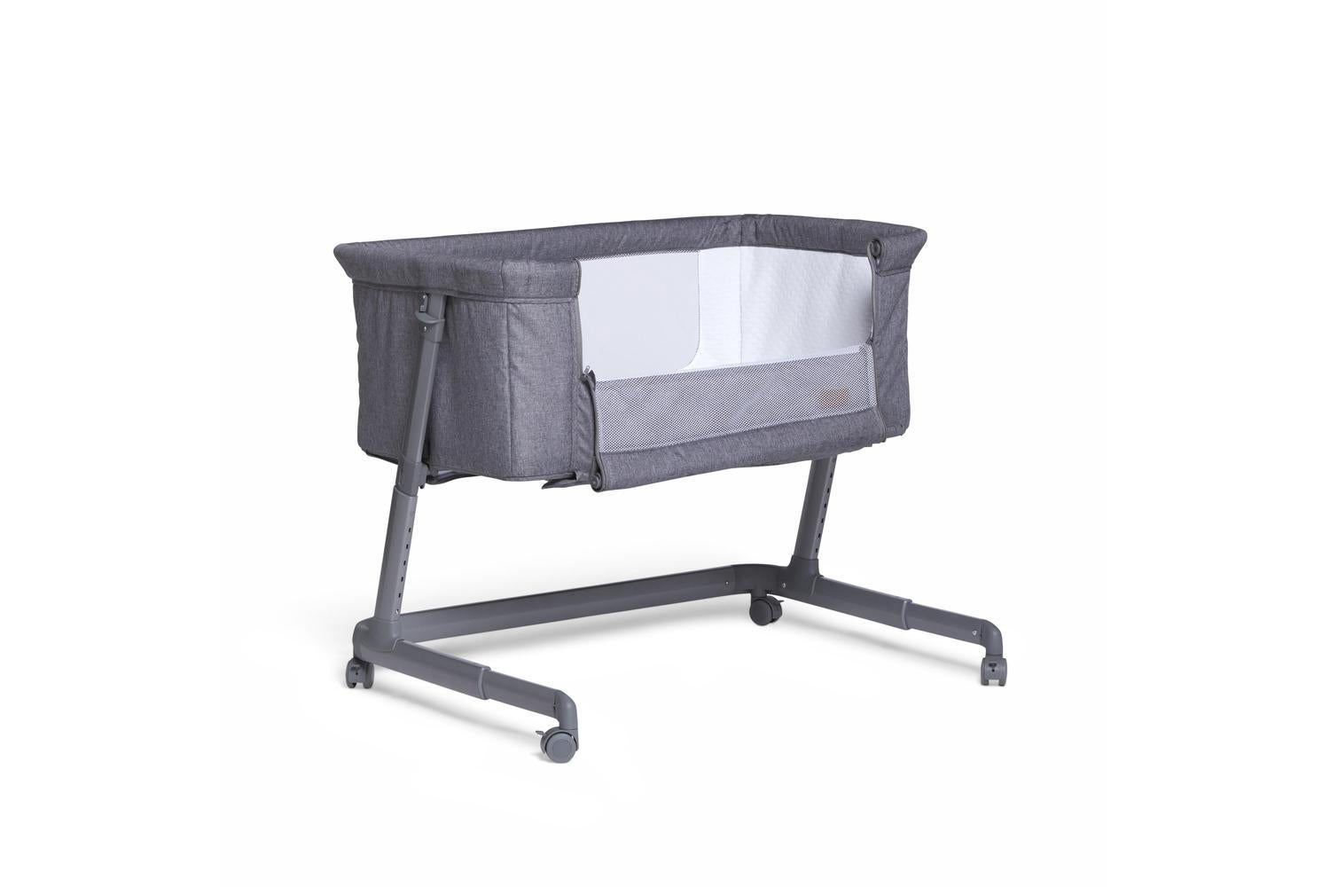 Baby Elegance Dote Bedside Crib | Bedside Crib | Grey-2