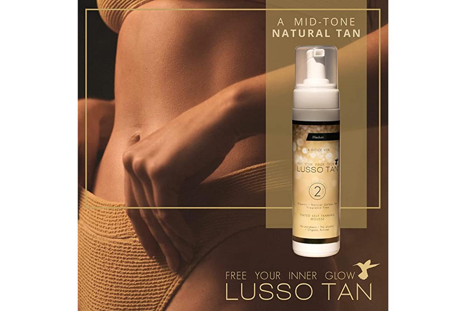 Lusso Tan LTMTM200 Tinted Self Tanning Mousse | Medium | 200ml-2