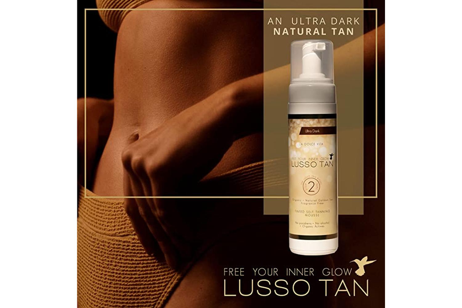 Lusso Tan LTUDTM200 Tinted Self Tanning Mousse | Ultra Dark | 200ml-2