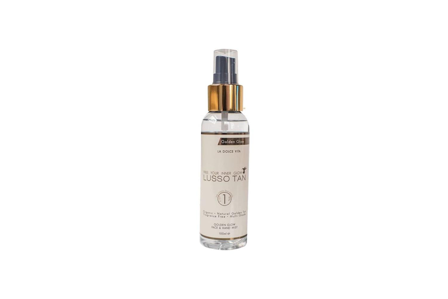 Lusso Tan LTGGHM100 Golden Glow Face & Hand Mist | 100ml