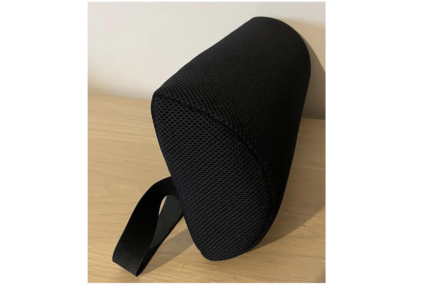 Hemmka Health Memory Foam Stiff D-lumbar Roll | Joint Supports And Straps | Memory Foam | Black.