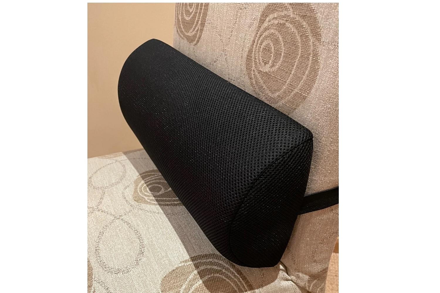 Hemmka Health Memory Foam Stiff D-lumbar Roll | Joint Supports And Straps | Memory Foam | Black.-4