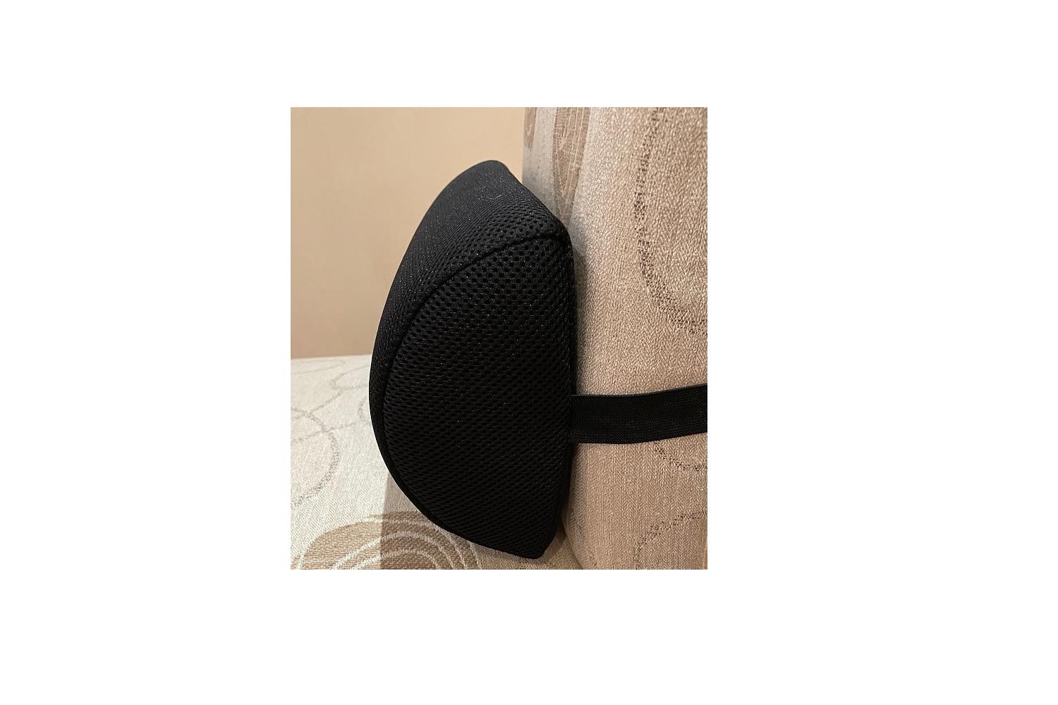 Hemmka Health Memory Foam Soft D-lumbar Roll | Joint Support | Visco Memory Foam | 42x18x10cm-3