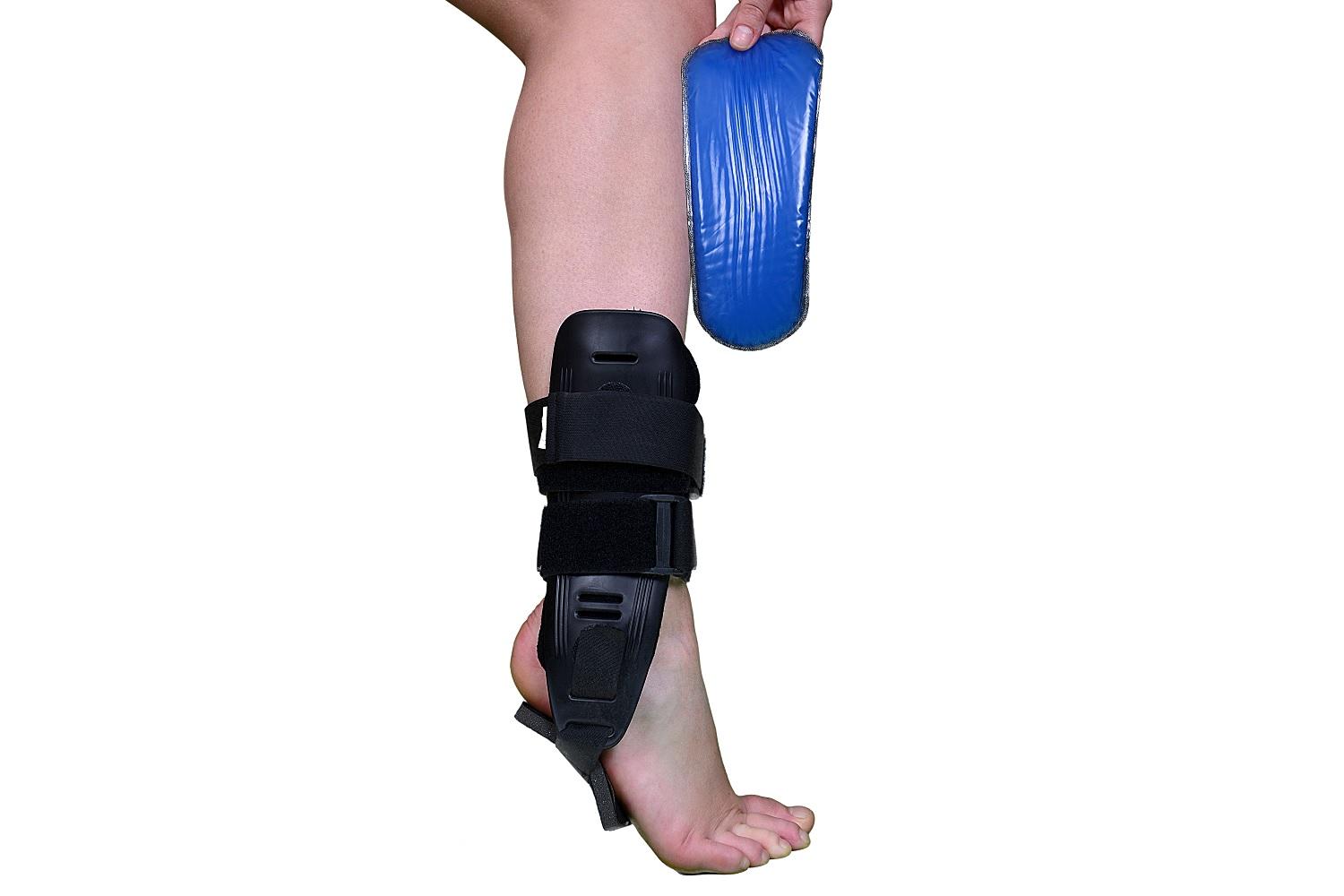 Hemmka Health Plastic Ankle Support | Gel Padded | One Size Fits All-3