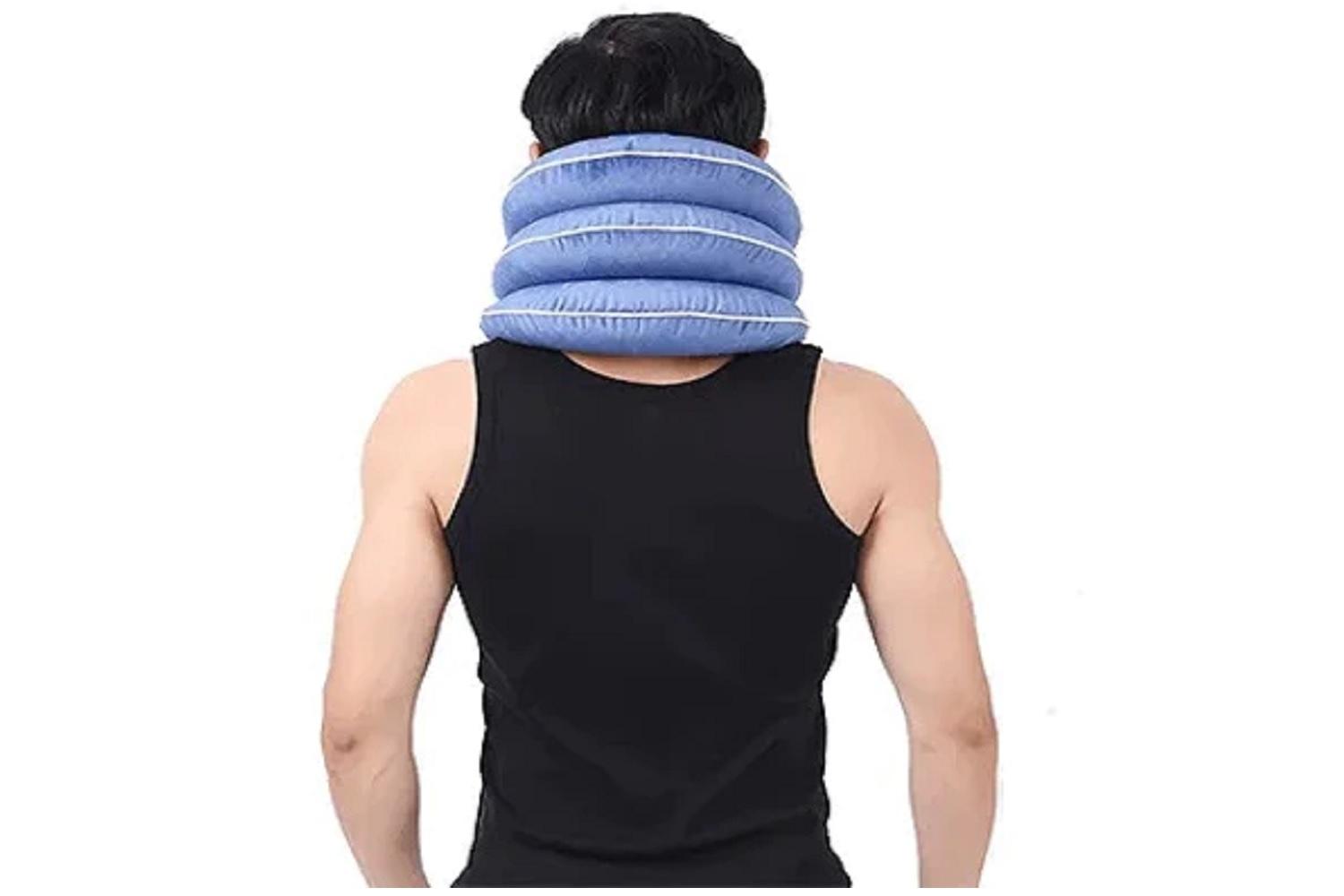 Hemmka Health Cervical Neck Traction Collar | Joint Supports And Straps | Flannel | 270*250*210mm-2
