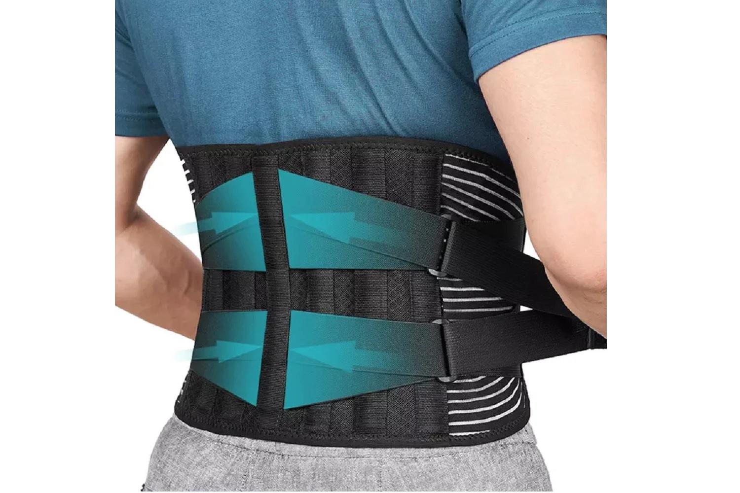 Hemmka Health Back Brace With Power Straps | Joint Support And Straps | Small