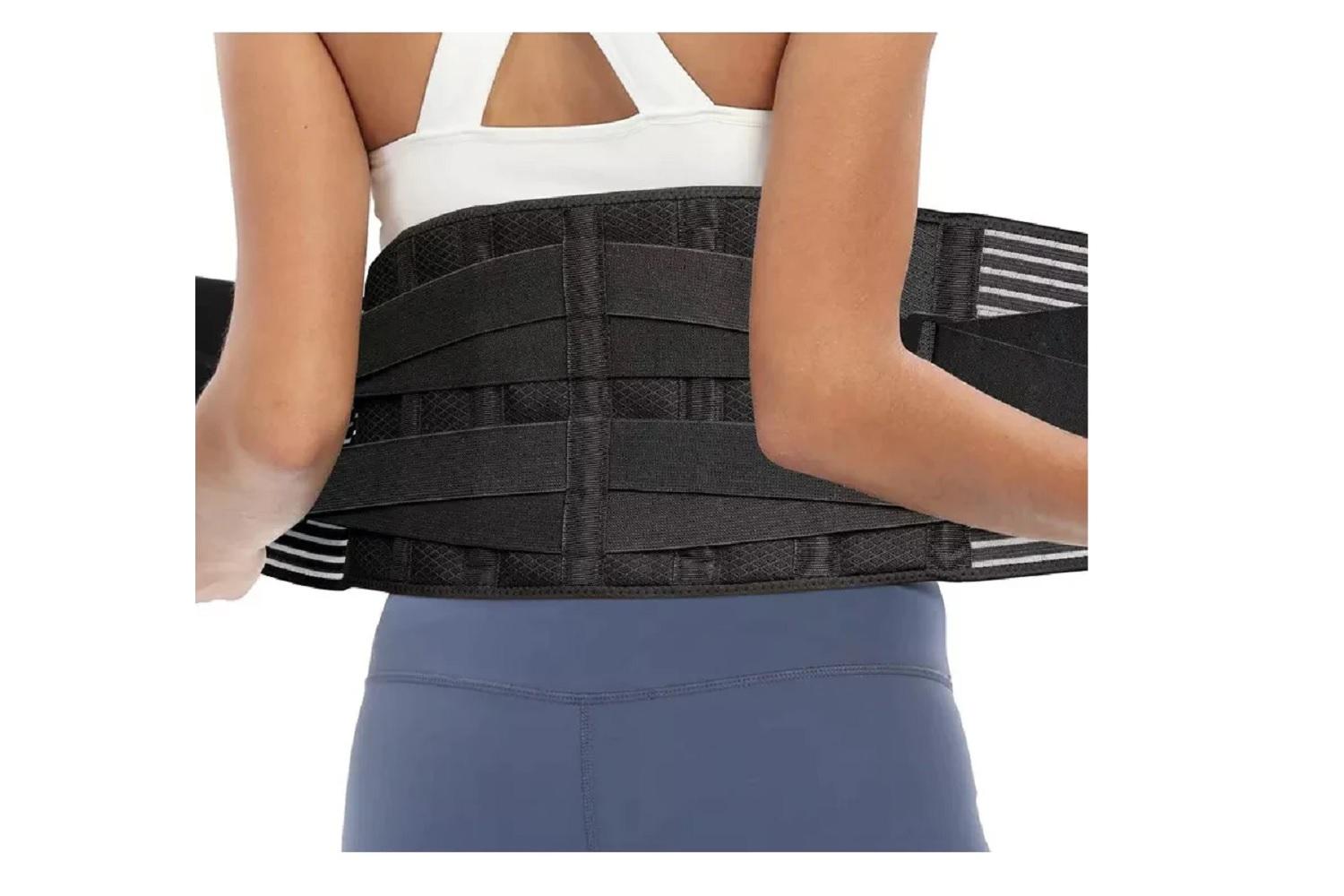 Hemmka Health Back Brace With Power Straps | Joint Support And Straps | Small-4