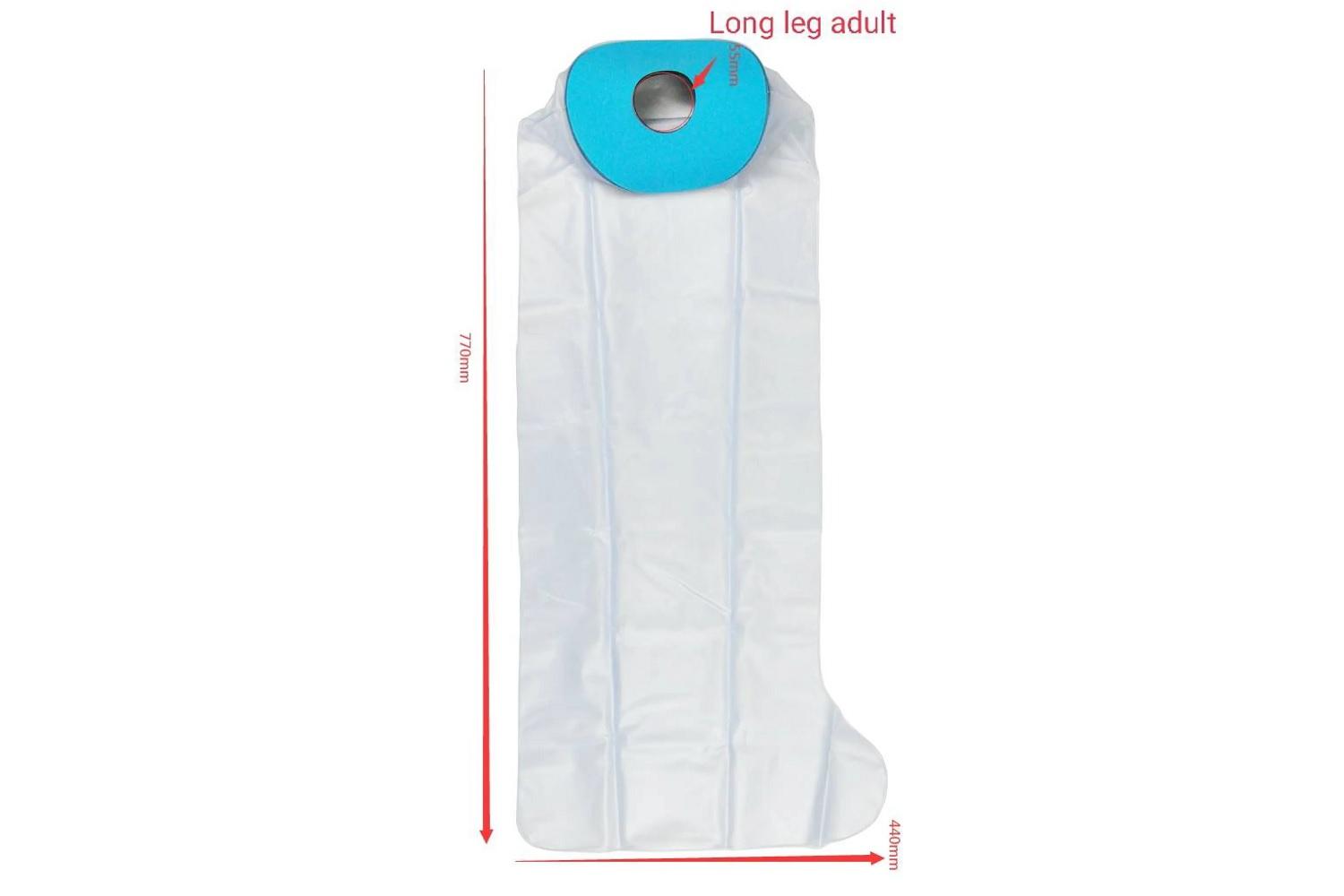 Hemmka Health Waterproof Cast Protector | Adult Long Leg-2