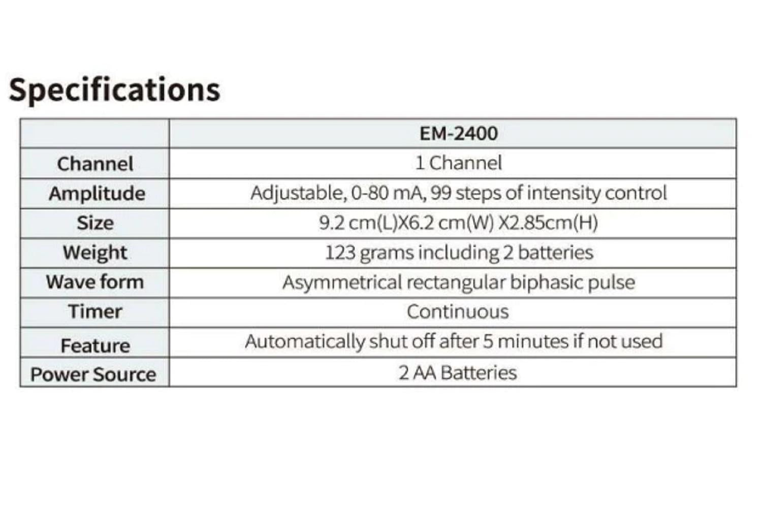 Hemmka Health Incontinence & Pelvic Floor Tens | Home Health Equipment-4