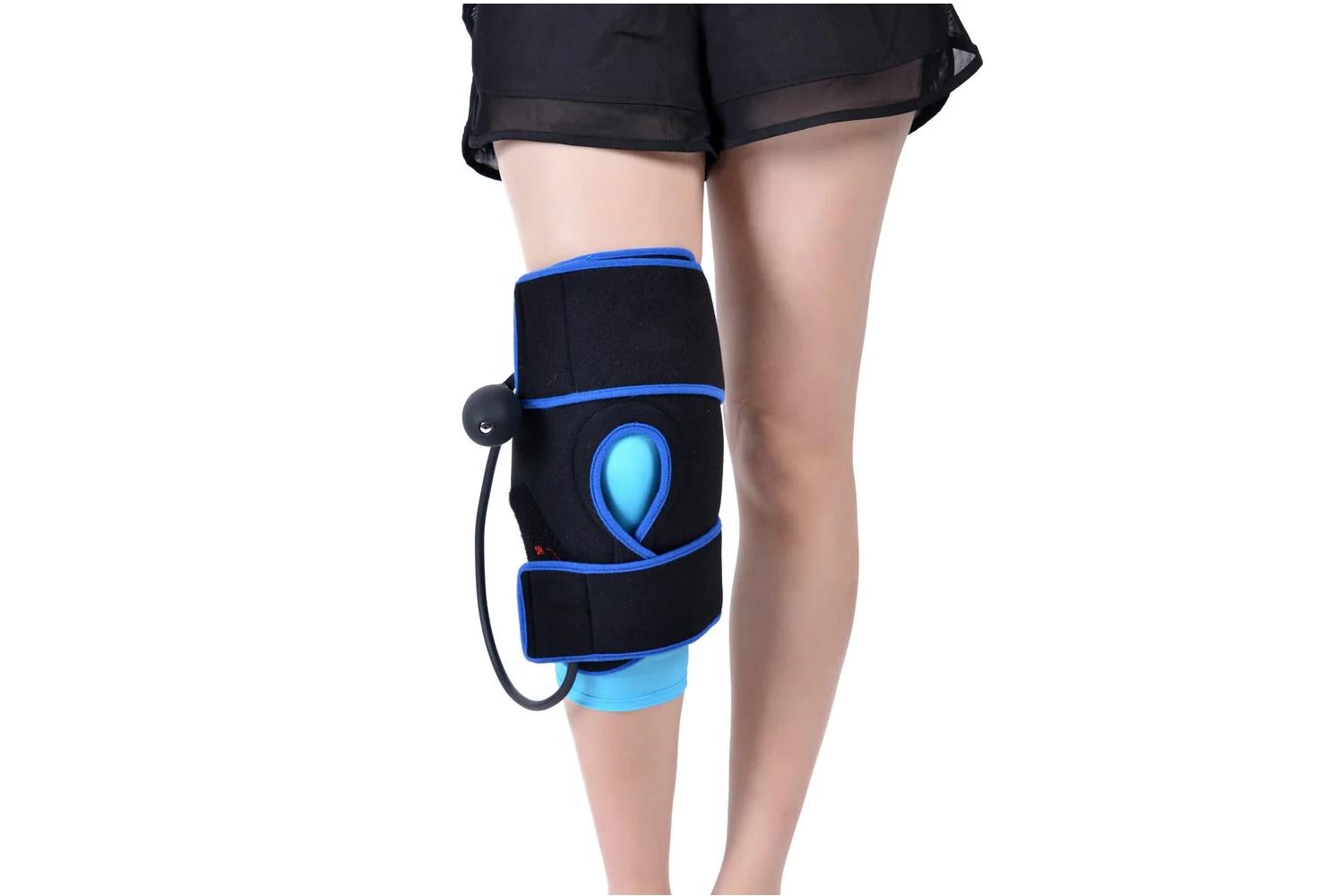 Hemmka Health Knee Cold Compression Cuff | Joint Support And Strains | Neoprene | One Size-2