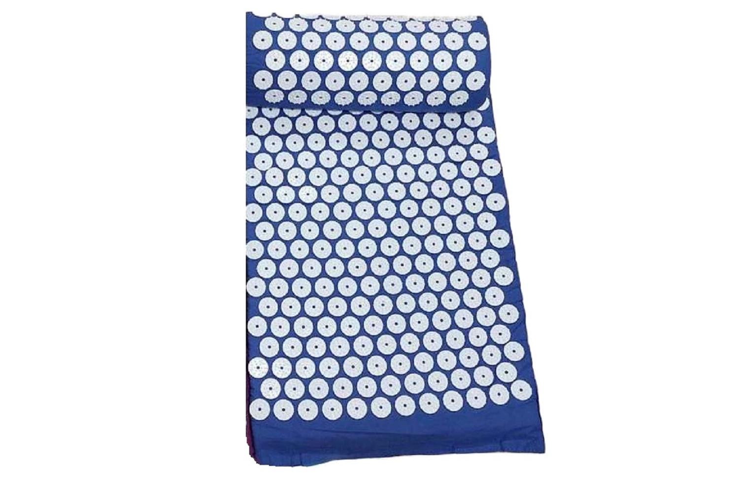 Hemmka Health Acupressure Mat & Pillow | Blue | Standard Size