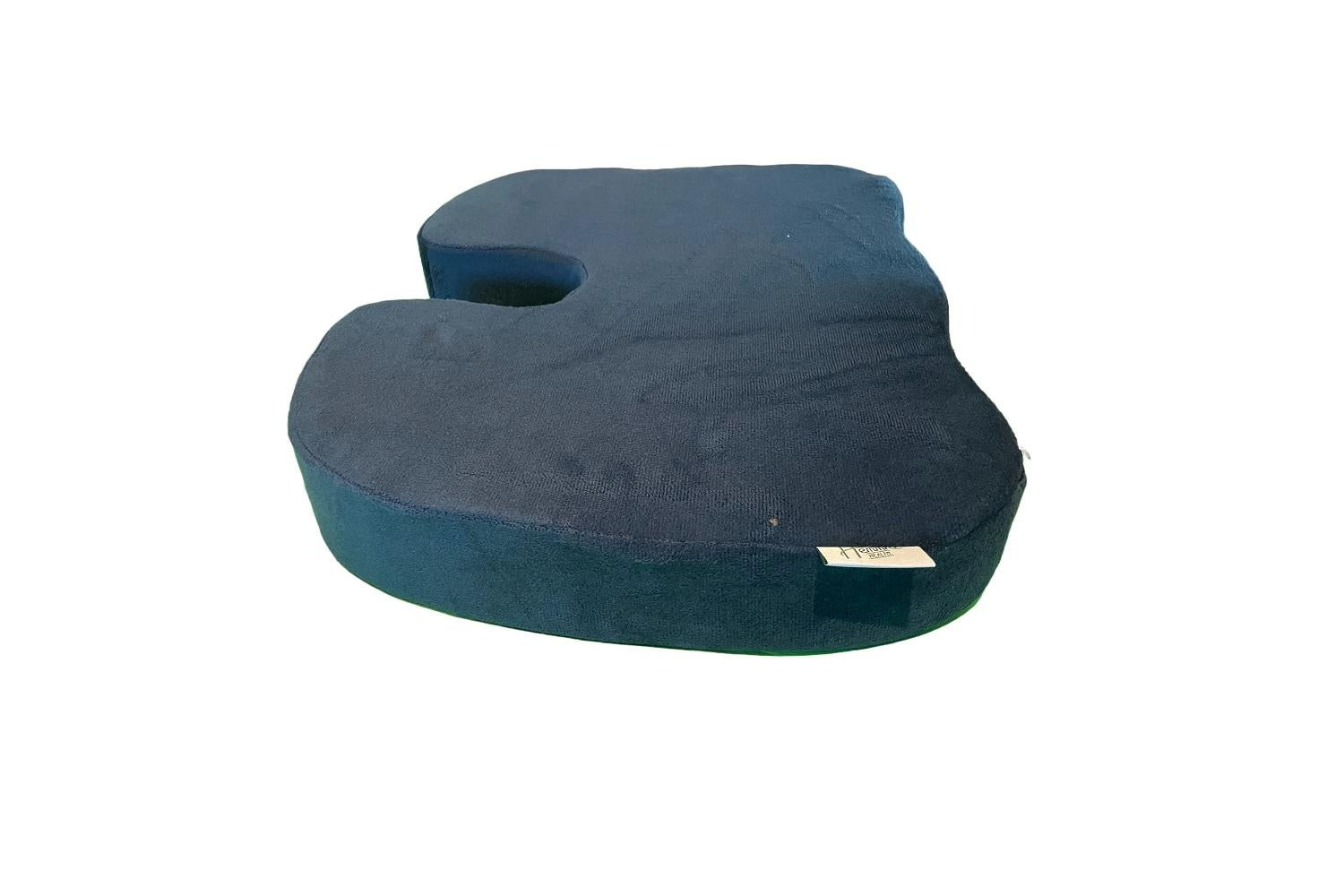 Hemmka Health Coccyx Cushion With Cooling Gel Memory Foam | Posture Help | Memory Foam | Standard Size-4