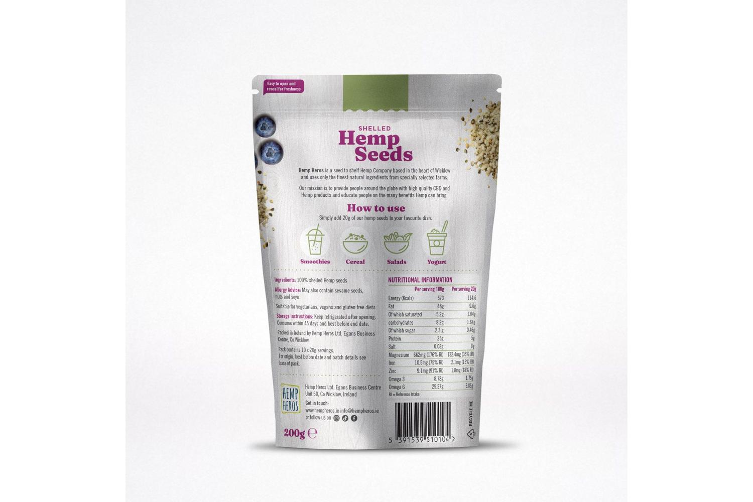 Hemp Heros Shelled Hemp Seeds-2