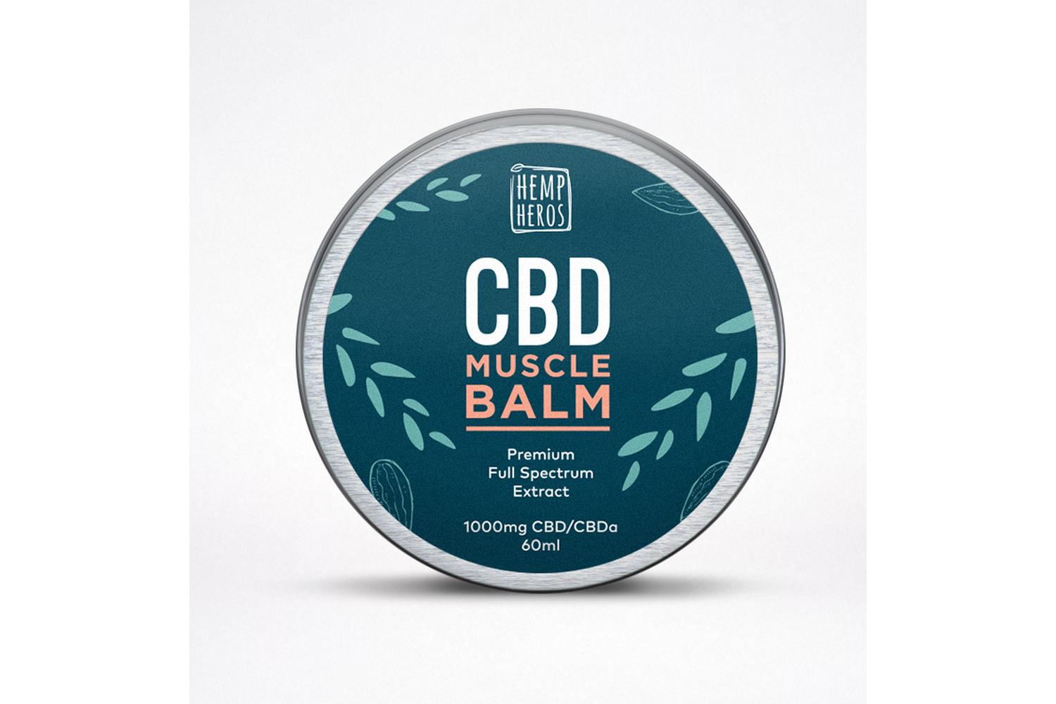 Hemp Heros CBD Muscle Balm | 1000mg