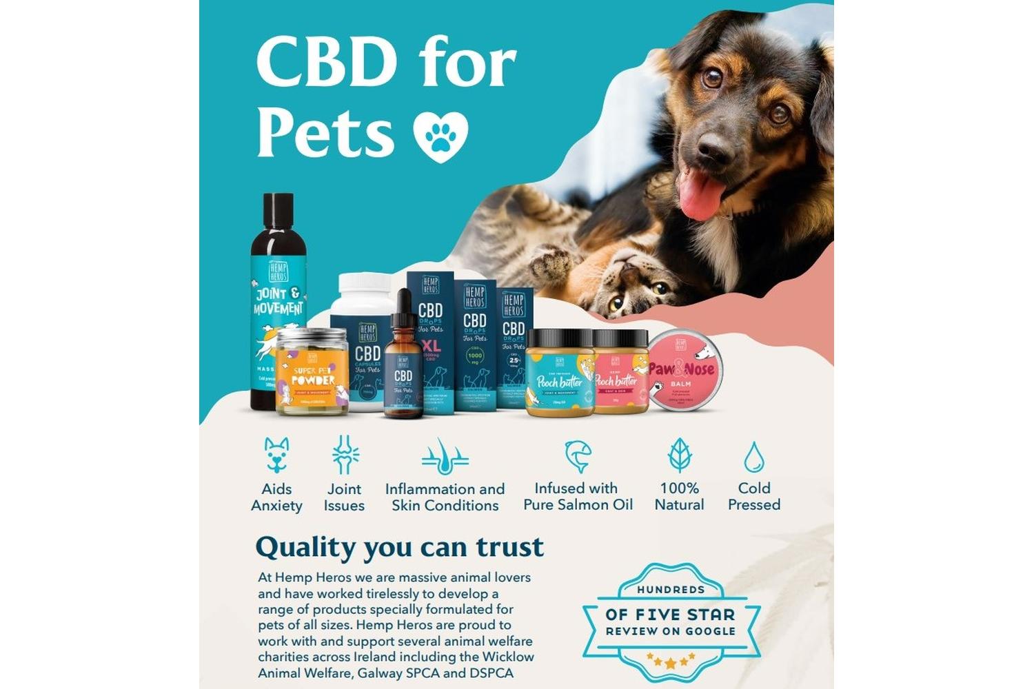 Hemp Heros CBD Drops for Pets | 500mg XL-3