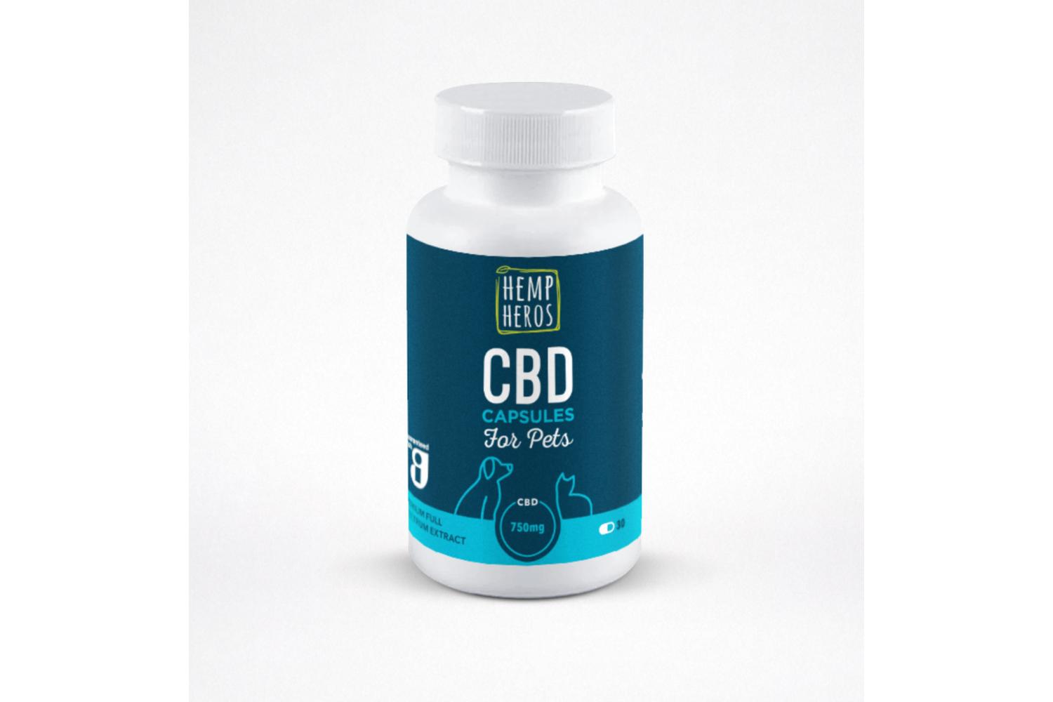 Hemp Heros HH116 CBD Capsules for Pets | 750mg