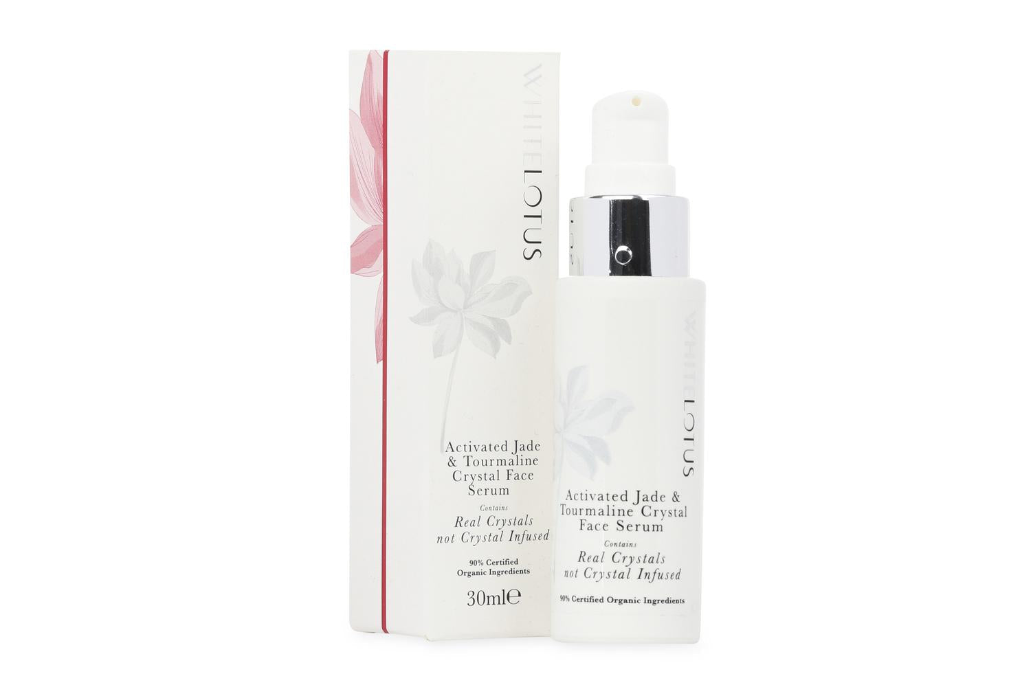 White Lotus PR28 Activated Jade & Tourmaline Crystal Serum | 30ml