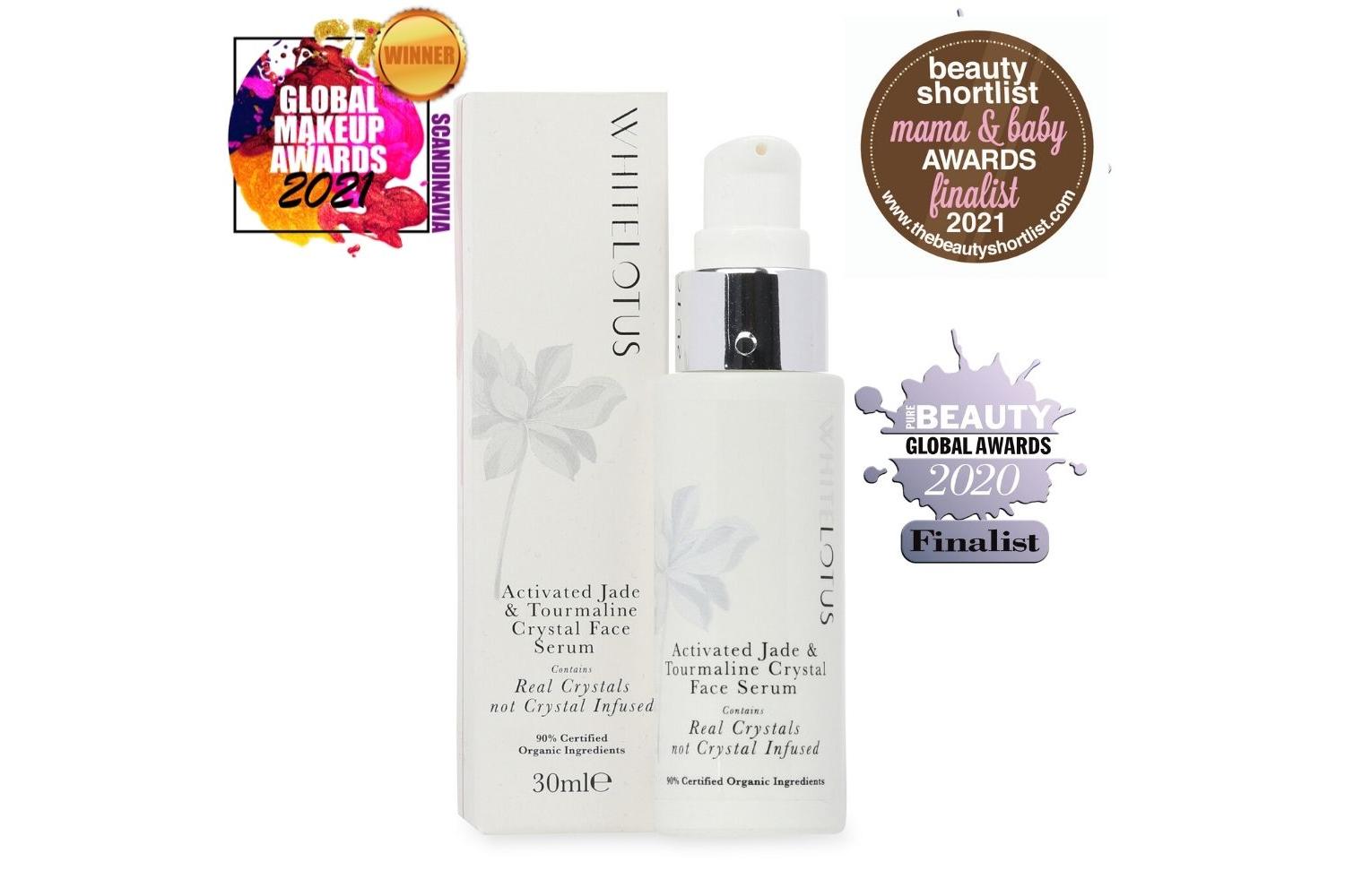 White Lotus PR28 Activated Jade & Tourmaline Crystal Serum | 30ml-2