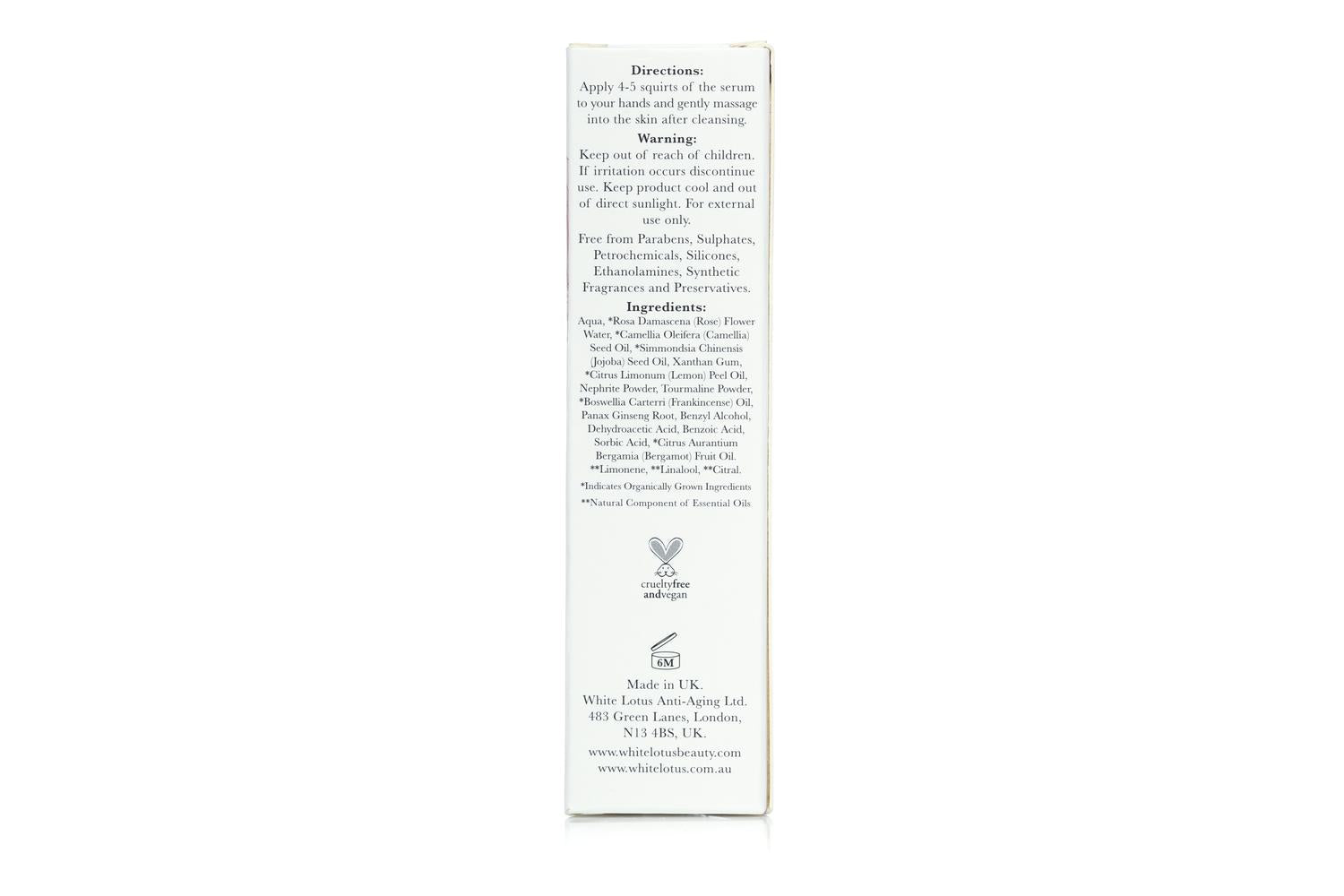White Lotus PR28 Activated Jade & Tourmaline Crystal Serum | 30ml-5