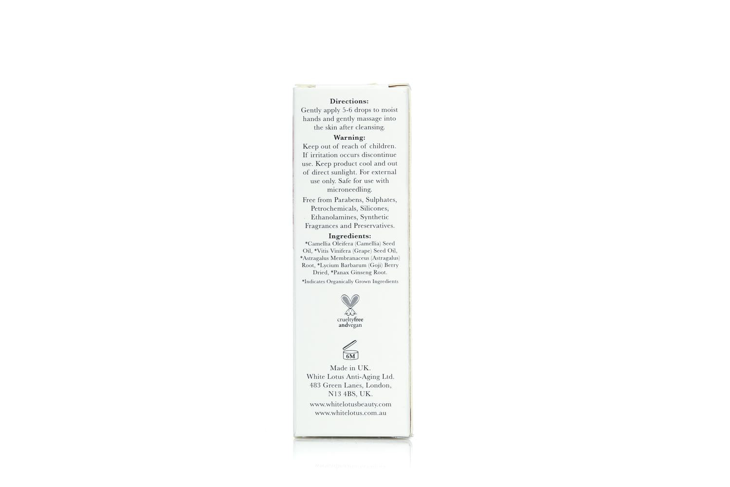 White Lotus PR36 Organic Green Tea Face Oil | 30ml-5