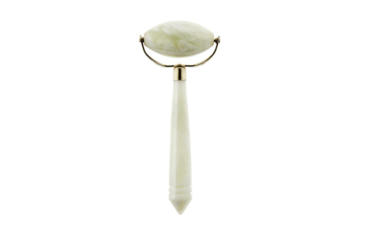 White Lotus Pr04 Large Jade Facial Roller