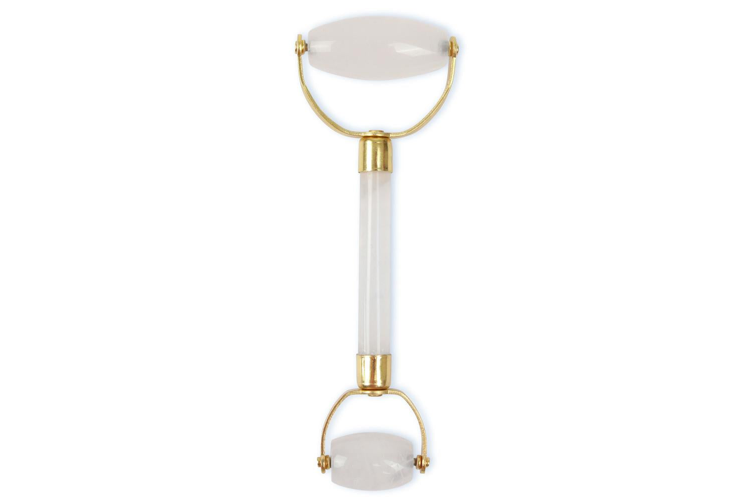 White Lotus Pr251 Double Headed Clear Quartz Roller-2