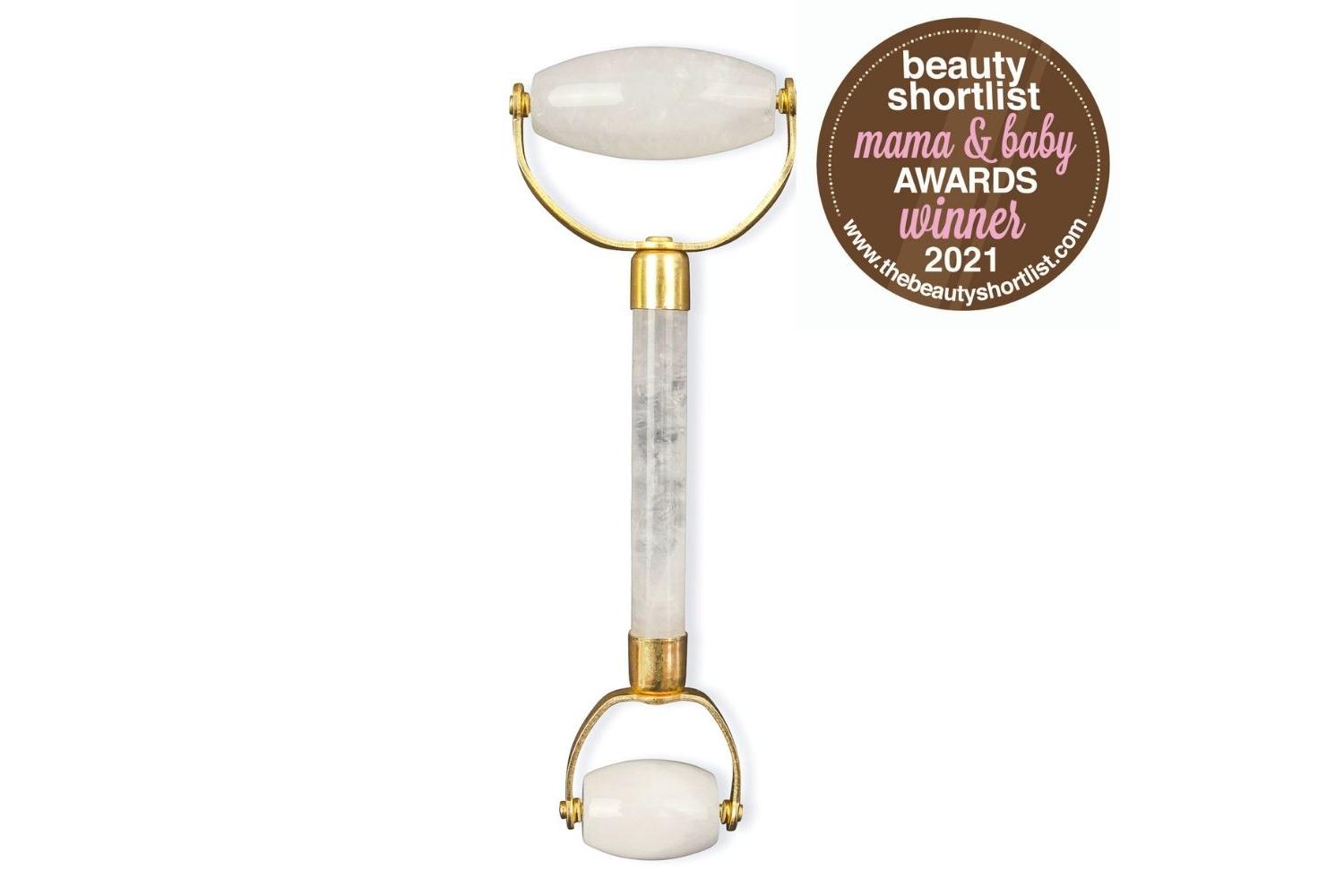 White Lotus Pr251 Double Headed Clear Quartz Roller-4