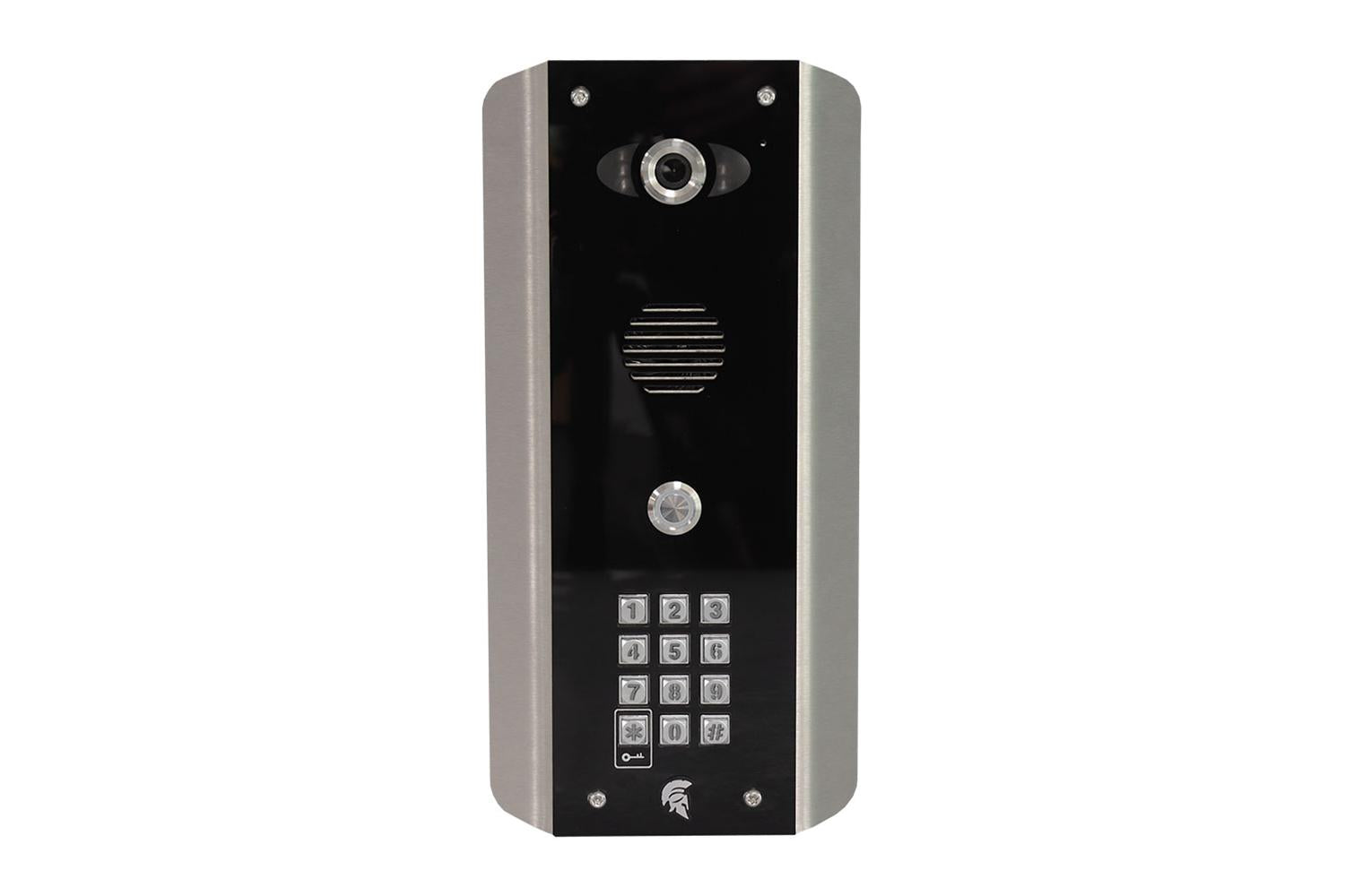 Aes Global Praetorian Ip Video Intercom With Keypad- Black Architectural Model For Gate And Garage Automation-3