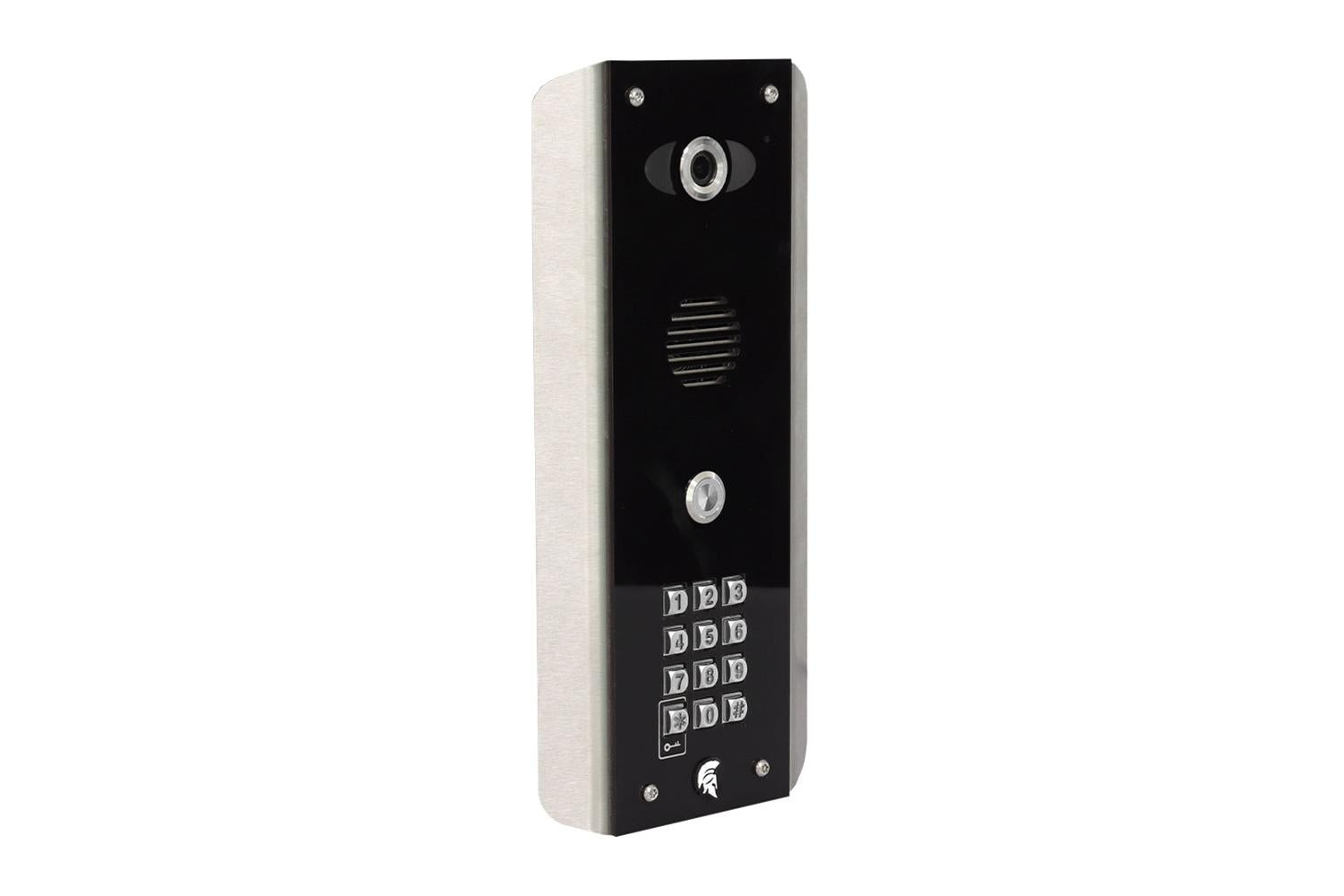 Aes Global Praetorian Ip Video Intercom With Keypad- Black Architectural Model For Gate And Garage Automation-4