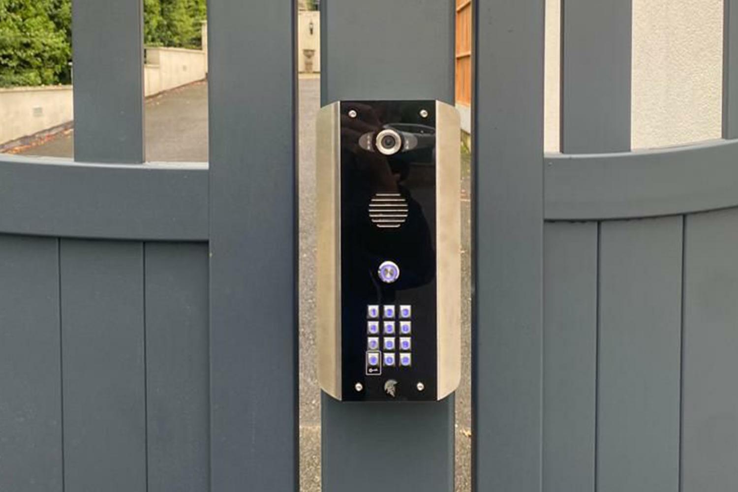 Aes Global Praetorian Ip Video Intercom With Keypad- Black Architectural Model For Gate And Garage Automation-6