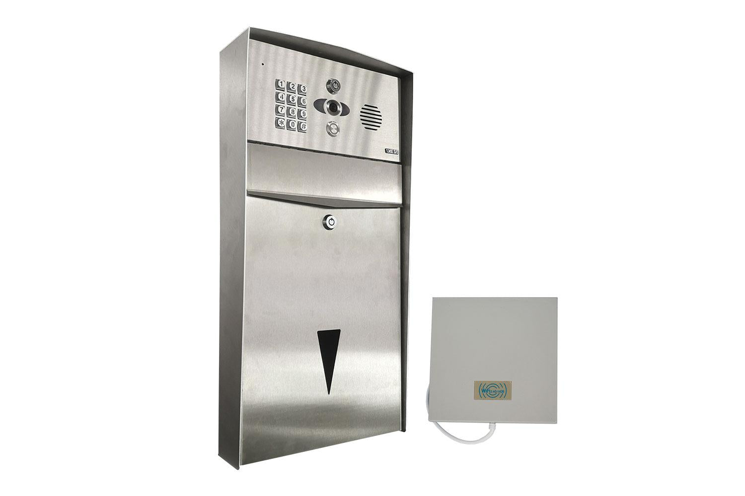 Aes Global Praetorian Stainless Steel Ip Video Letterbox (prae-ip-lsk) â€“ Modern Property Access Solution With Intercom Technology