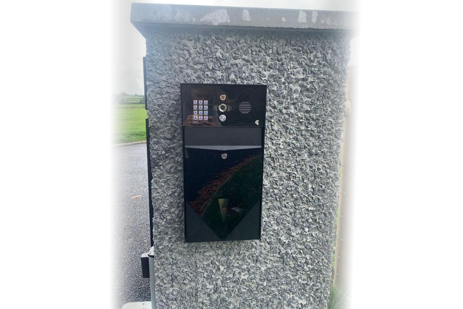 Aes Global Praetorian Black 4g Video Intercom Letterbox With Keypad - Secure, User-friendly And Remote Access Diy Security System-3
