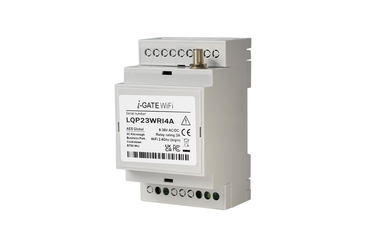 Aes Global I-gate-wifi Din Rail Compatible Wifi Gate Opener