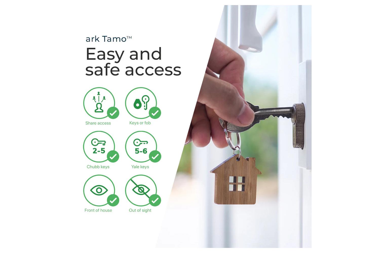 Ark Tamo Maximum Key Box (police Preferred), Lps1175 Rated Key Safe, Multi-push Keypad, Anti-saw Pin Construction By Ark Tamo-4