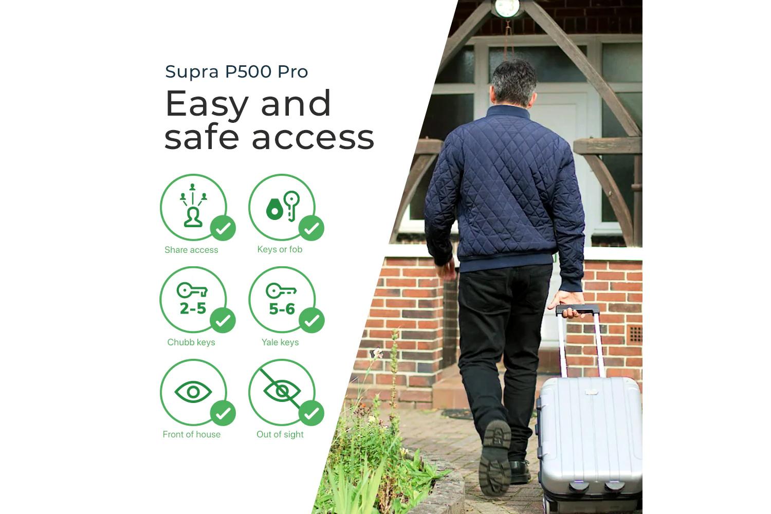 Supra P500 Pro Keysafe: High-security Key Box-3