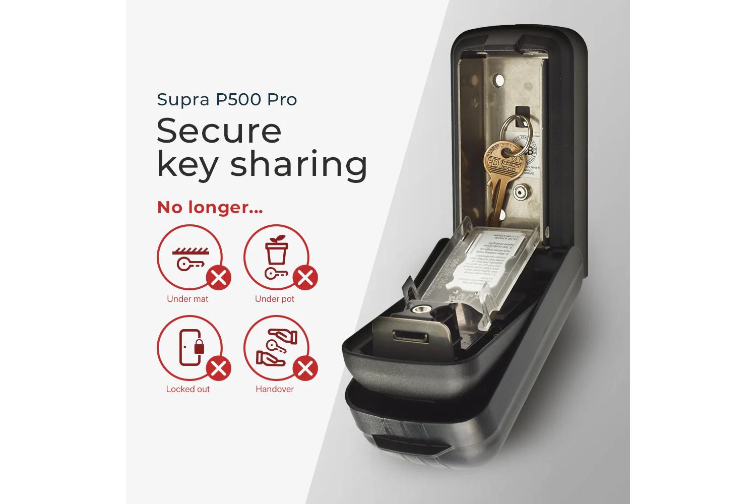 Supra P500 Pro Keysafe: High-security Key Box-4