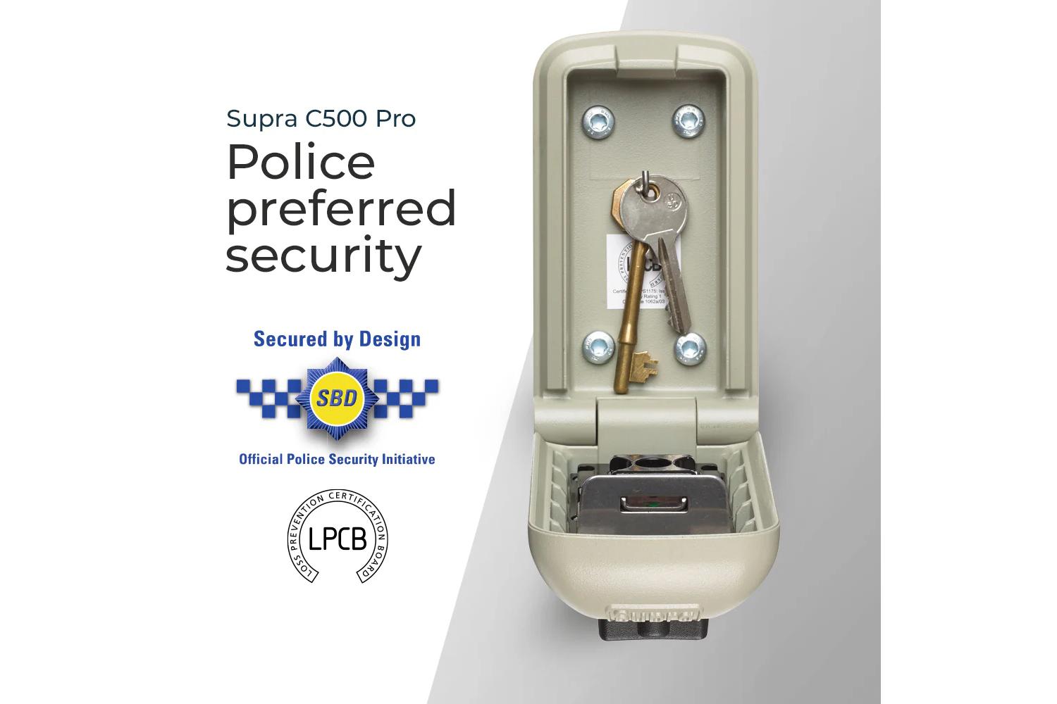 Supra C500 Pro KeysafeÂ™ Key Box Secure Security System Ideal For Family Homes And Businesses-2